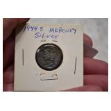 1944S Mercury Silver Dime