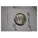 Uncirculated 2001 D Vermont Quarter