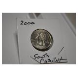 Uncirculated 2000 D South Carolina Quarter