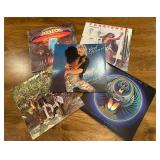 5 Vtg Rock Vinyl LPs