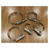 Flex-Gear HD Stainless Clampsï¿½Set of 5