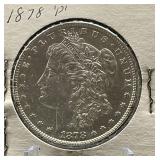 1878-P Morgan Silver Dollar Coin