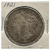 1921 Morgan Silver Dollar