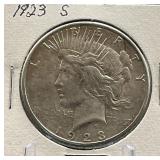 1923-S Peace Silver Dollar