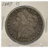 1887-O Morgan Silver Dollar