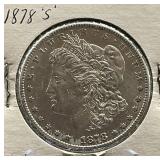 1878-S Morgan Silver Dollar Coin