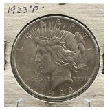 1923-P Peace Silver Dollar