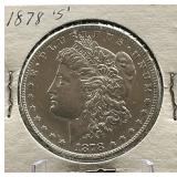 1878-S Morgan Silver Dollar Coin
