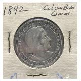 1892 Columbian Comm Silver Half Dollar
