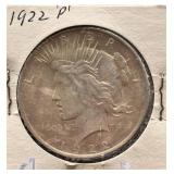 1922-P Peace Silver Dollar Coin