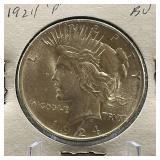 1924-P Peace Silver Dollar