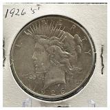 1926-S Peace Silver Dollar Coin