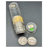 1950-P Jefferson Nickel Roll