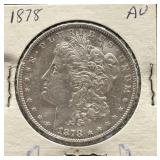 1878 Morgan Silver Dollar AU