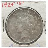 1925-S Peace Silver Dollar