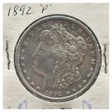 1892-P Morgan Silver Dollar