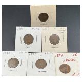 6pc Indian Head Cents