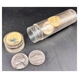 Roll of 1968-S Jefferson Nickels
