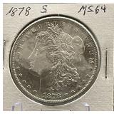 1878-S Morgan Silver Dollar