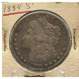 1884-S Morgan Silver Dollar Coin