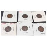 6 Indian Head Cents