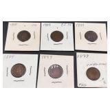 6pc Indian Head Cents