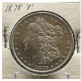 1878-P Morgan Silver Dollar Coin