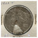 1923-S Peace Silver Dollar Coin