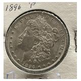 1896-P Morgan Silver Dollar