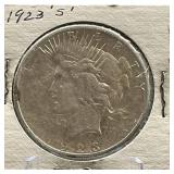 1923-S Peace Silver Dollar