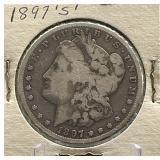 1897-S Morgan Silver Dollar