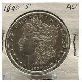 1890-S Morgan Silver Dollar
