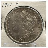 1921-P Morgan Silver Dollar