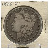 1896-O Morgan Silver Dollar