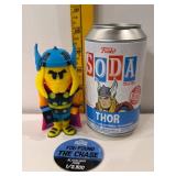 Funko Soda Thor Blacklight Chase Figurine with Can
