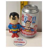 Funko Soda Superman Figure with Can and Disc