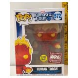 Funko Pop Marvel Human Torch #572 Glow Exclusive