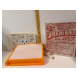 Lakeside Super Heroes Light Up Drawing Desk with B