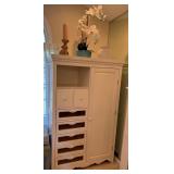 White Chifforobe Wardrobe With Drawers & Storage