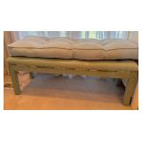 Upholstered Bench with Cushion