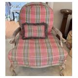 Upholstered Armchair with Cushion
