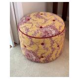 Round Tufted Upholstered Ottoman