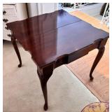 Mahogany Folding Card Table
