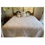 Ornate Wooden King Bed Frame