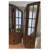 Distressed Wooden Room Divider Screens