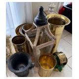 Metal Planters and Decor