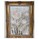 Framed Floral Painting by R. Lasher
