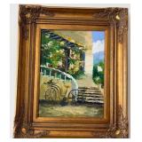 Framed & Signed Landscape Oil Painting