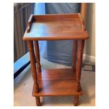 Two-Tier Wooden Side Table