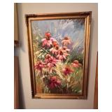 Framed Floral Artwork